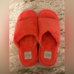 Urban Outfitters Ava Terrycloth Slide Sandal in Blush